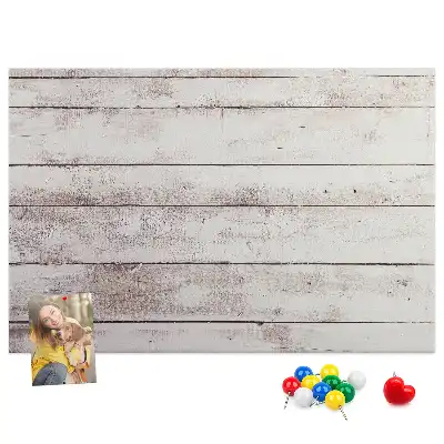 Nástěnka korková Vzor dřevěných prken