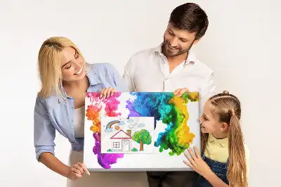 Nástěnka do dětského pokoje Duha barev