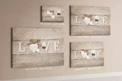 Nástěnka korková Nápis láska