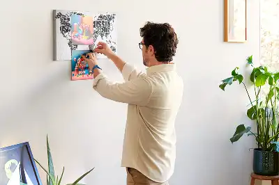 Nástěnka do dětského pokoje Typografická mapa kontinentů