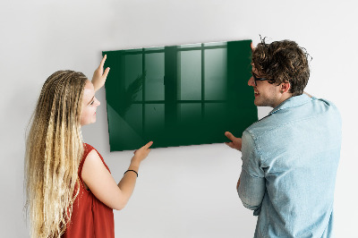 Magnetická tabule Zelená barva lahve