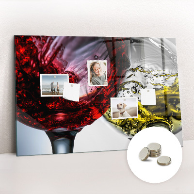 Magnetická tabule Sklenice na víno