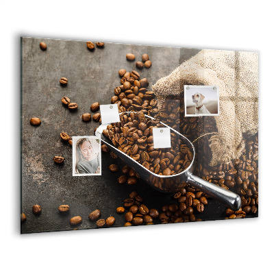 Magnetická tabule Pytel čerstvé kávy