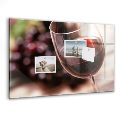 Magnetická tabule Sklenice červeného vína