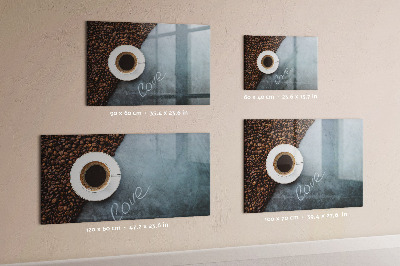 Magnetická tabule Šálek kávy