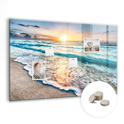 Magnetická tabule Mořský písek na pláži