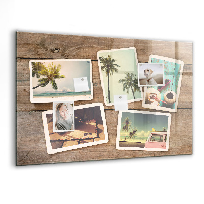 Magnetická tabule Polaroidové fotografie