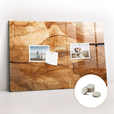 Magnetická tabule Textura dřeva