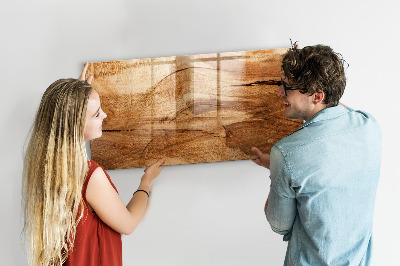 Magnetická tabule Textura dřeva