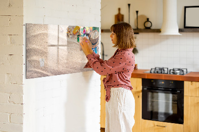 Popisovatelná magnetická tabule Letní doplňky