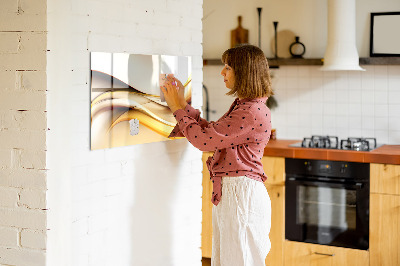 Popisovatelná magnetická tabule Abstraktní vlna