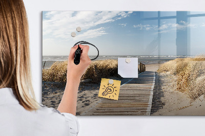 Magnetická kreslící tabule pro děti Pohled na pláž