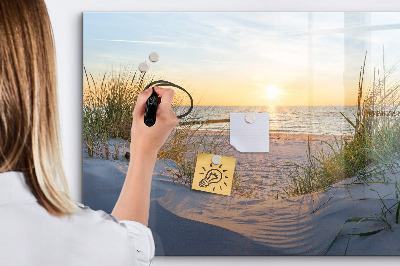 Magnetická kreslící tabule pro děti Západ slunce na pláži