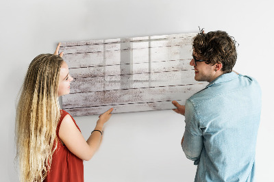 Popisovatelná magnetická tabule Vzor dřevěné desky