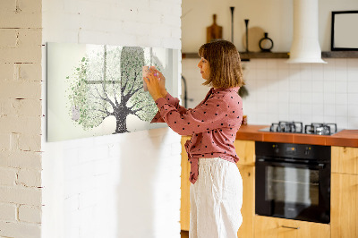 Popisovatelná magnetická tabule Velký strom příroda