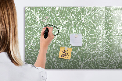 Magnetická kreslící tabule pro děti Vzor přírodních listů
