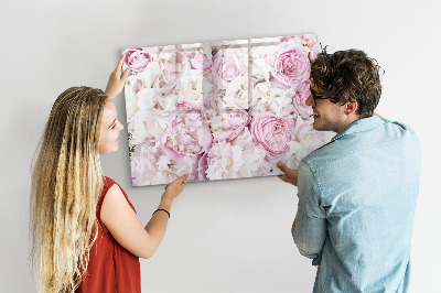 Popisovatelná magnetická tabule Dekorativní květiny