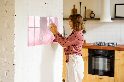 Magnetická kreslící tabule pro děti Abstraktní peří