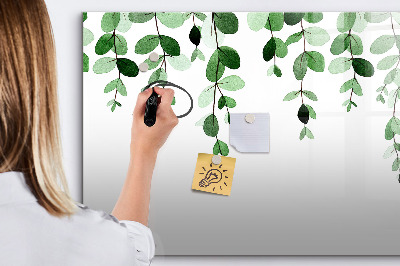 Magnetická kreslící tabule pro děti Listy rostlin