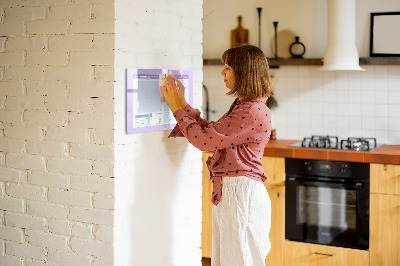 Magnetická kreslící tabule pro děti Růžový roční plánovač