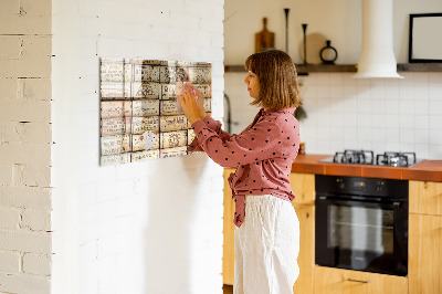 Popisovatelná magnetická tabule Zátky od vína