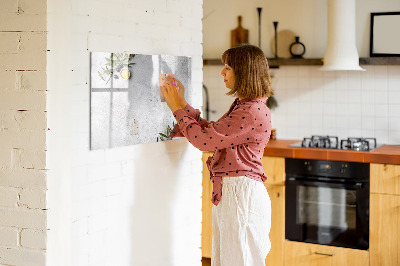 Popisovatelná magnetická tabule Minimalistické olivy