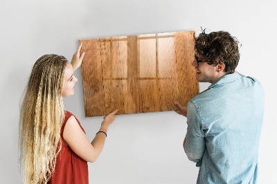 Popisovatelná magnetická tabule Dřevěná prkna