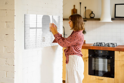 Magnetická kreslící tabule pro děti Vzor dřevěných desek