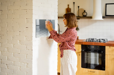 Popisovatelná magnetická tabule Vlna abstraktní