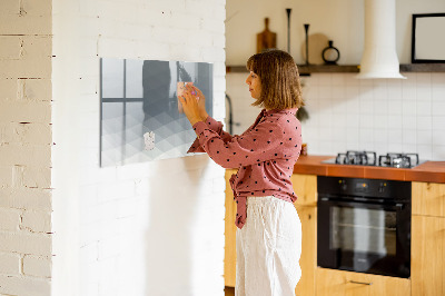 Popisovatelná magnetická tabule Vlna abstraktní