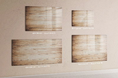Popisovatelná magnetická tabule Dřevěná textura