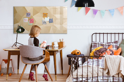 Magnetická psací tabule Trojúhelníky abstraktní