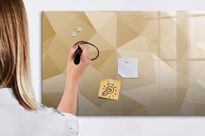Magnetická psací tabule Trojúhelníky abstraktní