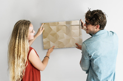 Magnetická psací tabule Trojúhelníky abstraktní