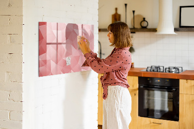 Magnetická kreslící tabule pro děti Abstraktní trojúhelníky