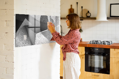 Popisovatelná magnetická tabule Abstraktní trojúhelníky