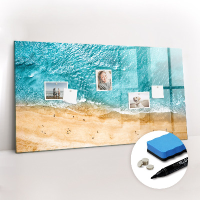 Magnetická kreslící tabule pro děti Lidé na mořské pláži