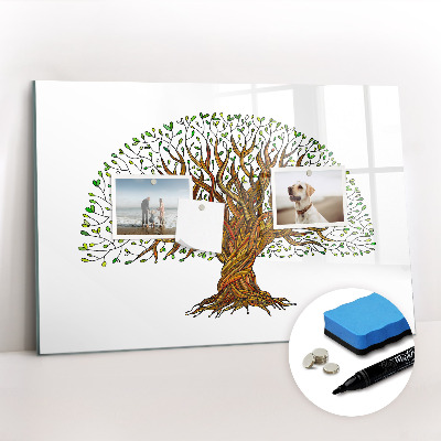 Magnetická kreslící tabule pro děti Kořeny stromů