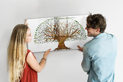 Magnetická kreslící tabule pro děti Kořeny stromů