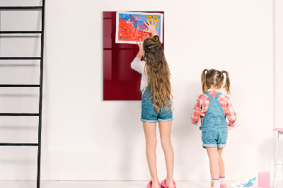 Magnetická kreslící tabule pro děti Vínová barva