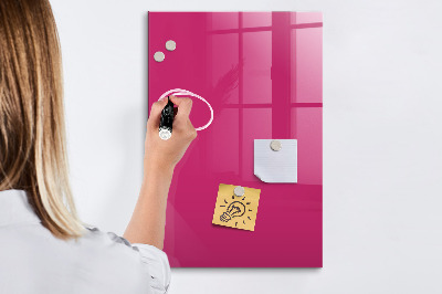 Magnetická psací tabule Barva silně růžová