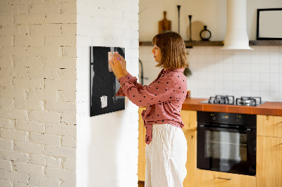 Popisovatelná magnetická tabule Tmavá skála