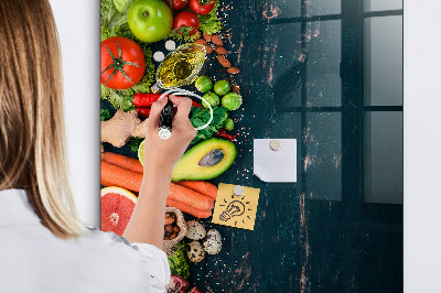 Magnetická psací tabule Veganský stůl