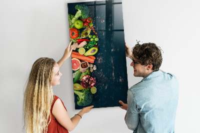 Magnetická psací tabule Veganský stůl