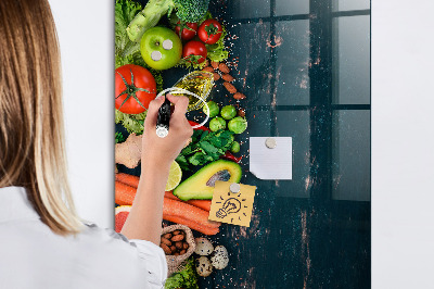 Magnetická psací tabule Veganský stůl