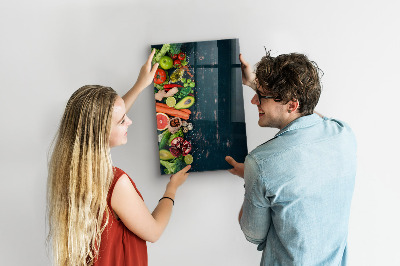 Magnetická psací tabule Veganský stůl