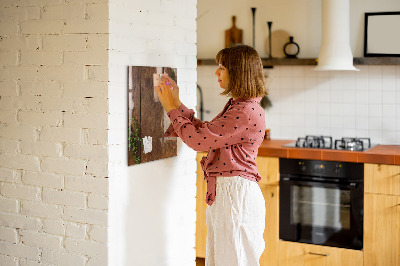 Magnetická kreslící tabule pro děti Rustikální dřevo