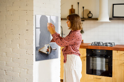 Popisovatelná magnetická tabule Kousek dortu