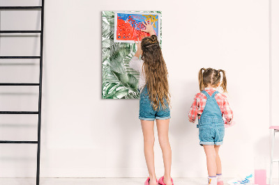 Magnetická kreslící tabule pro děti Akvarelové listy