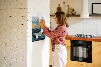 Popisovatelná magnetická tabule Mramorová velryba